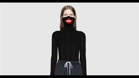 gucci sweater with turtleneck lips|Gucci apologizes after social media users say sweater resembles .